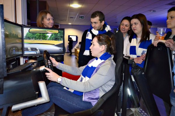 symulator jazdy Stadion Inea Lech Poznań Lexus ISF na torze Poznań