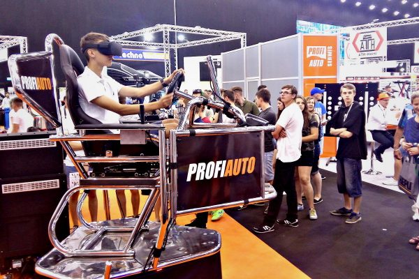 platforma 9d vr - targi ProfiAuto Show 2017 wynajem atrakcji