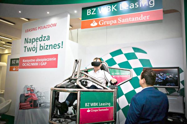 symulator lotu vr - kongres dealerów samochodów 2017