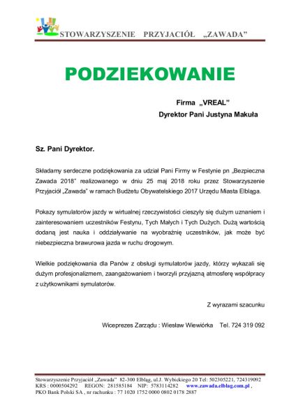 piknik rodzinny elbląg podziękowanie