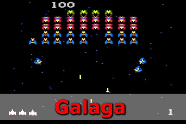 Gry retro - autmomaty na wynajem - galaga