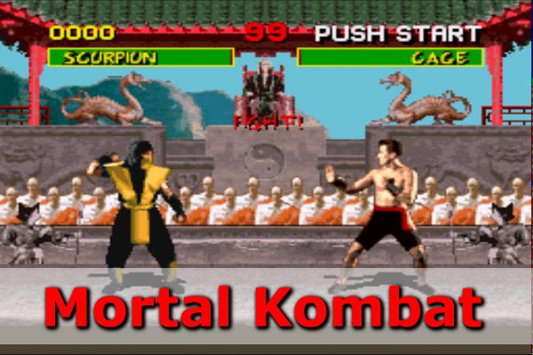 Gry retro - autmomaty na wynajem - mortal kombat