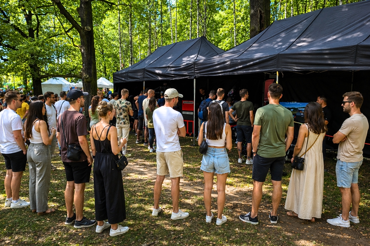 imprezy plenerowe z atrakcjami wynajem